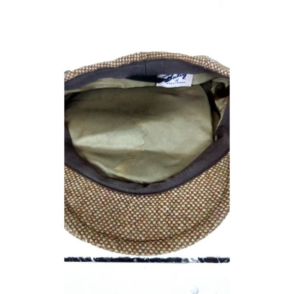 Bailey brown wool newsboy cap / paperboy hat - medium - Picture 5 of 7